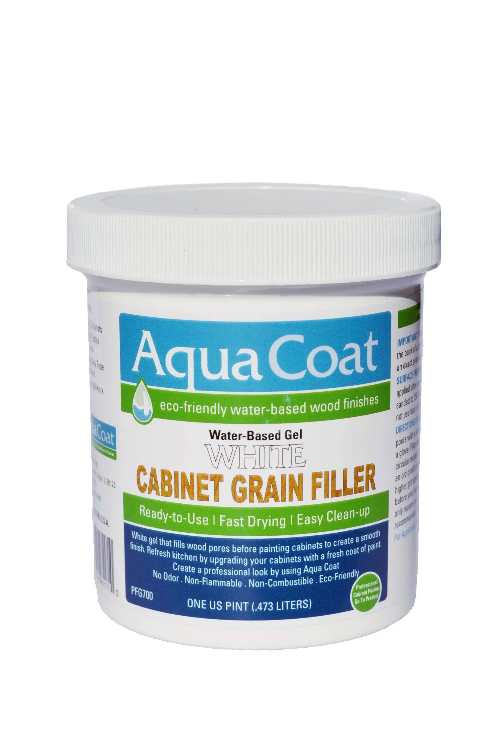 Aqua Coat 300-700-01 Pt White Cabinet Grain Filler