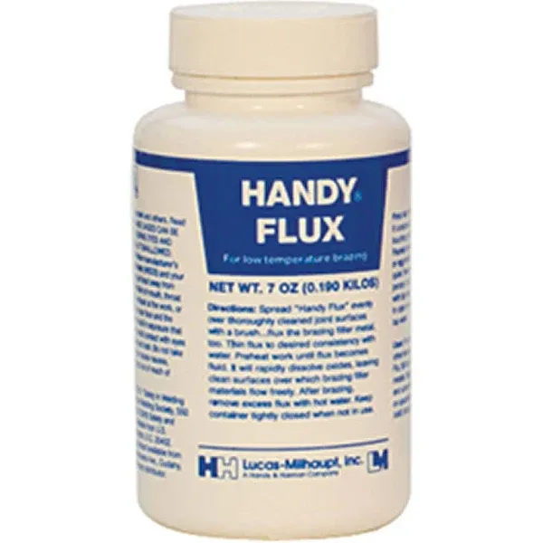 Handy Flux - 7 oz Jar w/Brush General Purpose Jewelry Making Metal Brazing... 