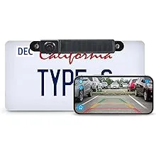 Type S Solar Powered HD License Plate Backup Camera