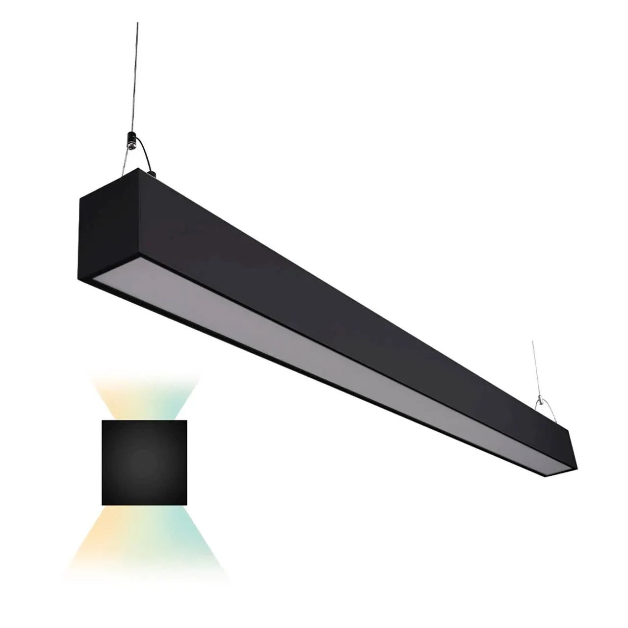 Euri Lighting 4ft LED Suspended Up & Down Light Gen2