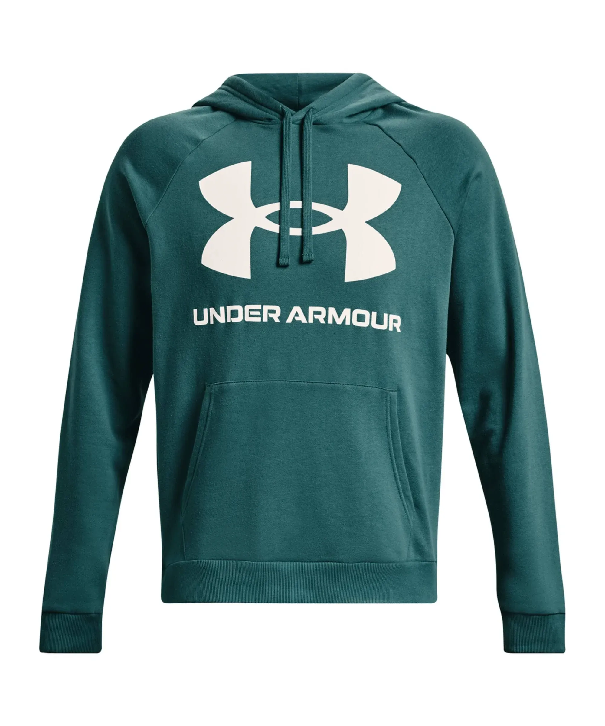 Under Armour 1357093 Men&#039;s UA Rival Fleece Big Logo Hoodie - Mod Gray - 2X-Large