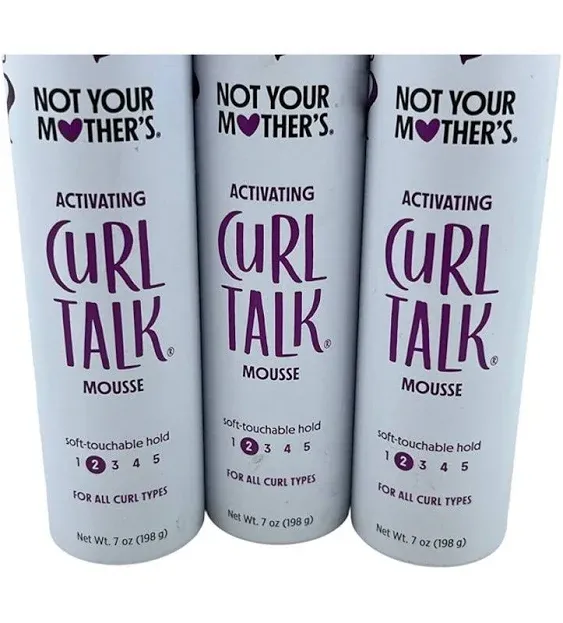 Not Your Mother's Not Your Mothers Curl Talk Curl Activating Mousse 7 Oz Lot Of 3 ...