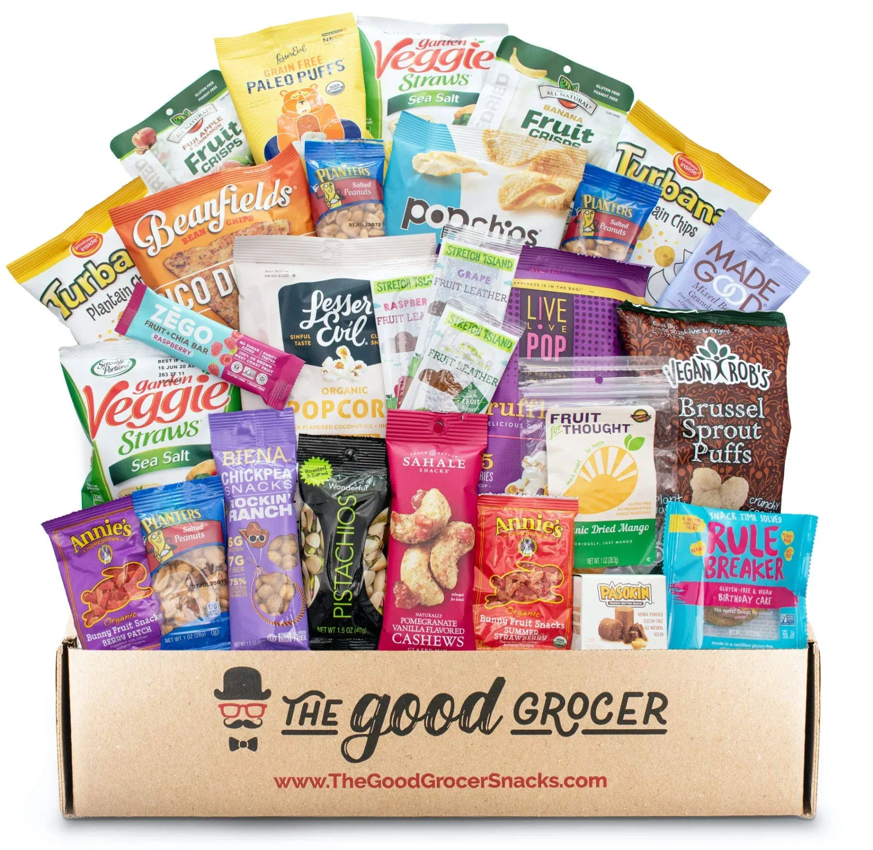 Gluten Free and Vegan Healthy Snacks Care Package (28 ct)