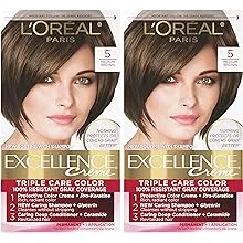 L'Oreal Paris Excellence Triple Protection Permanent Hair Color Creme, Dark Brown [4] 1 ea