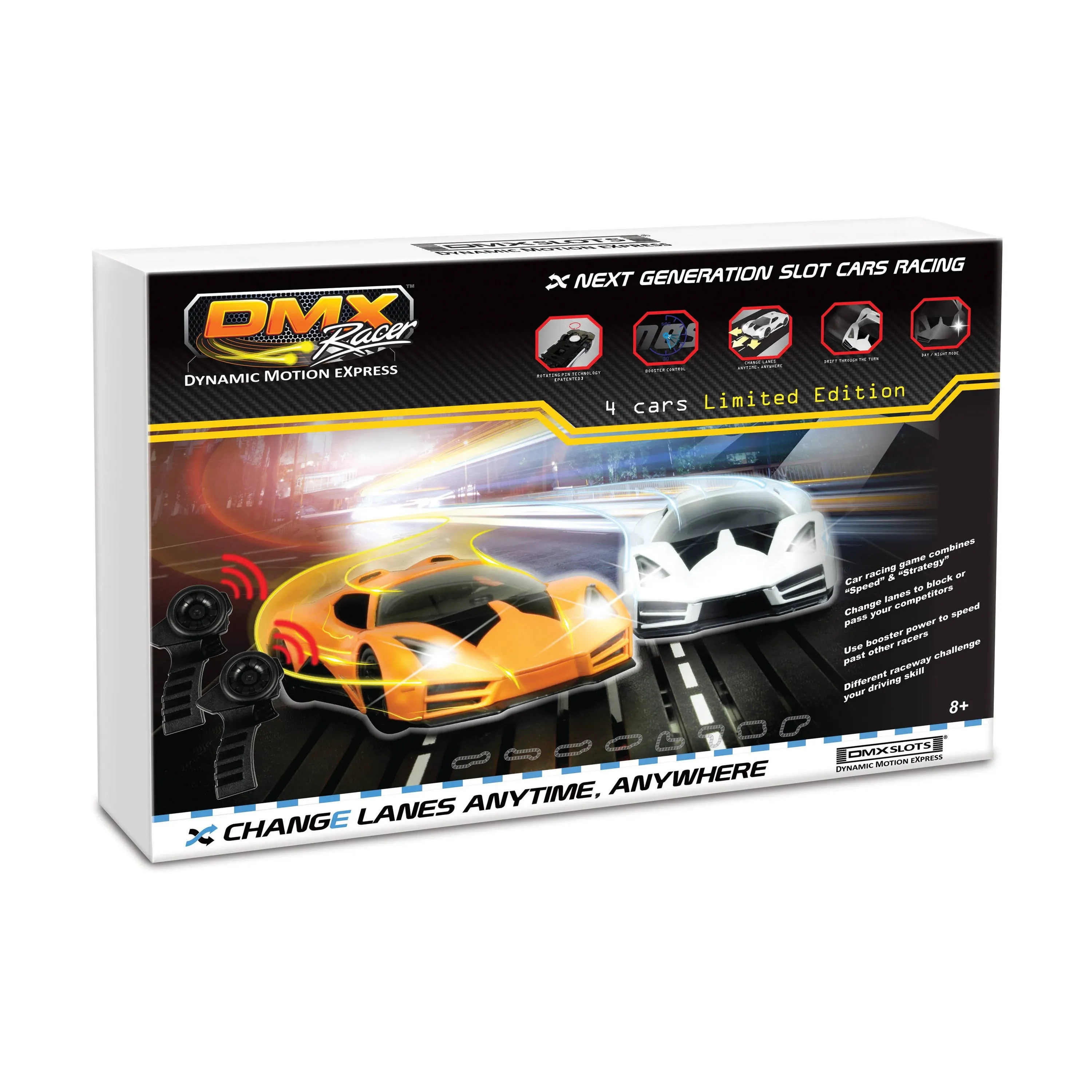 DMX Exclusive Revolutionary Pro Slot Car Racing Package