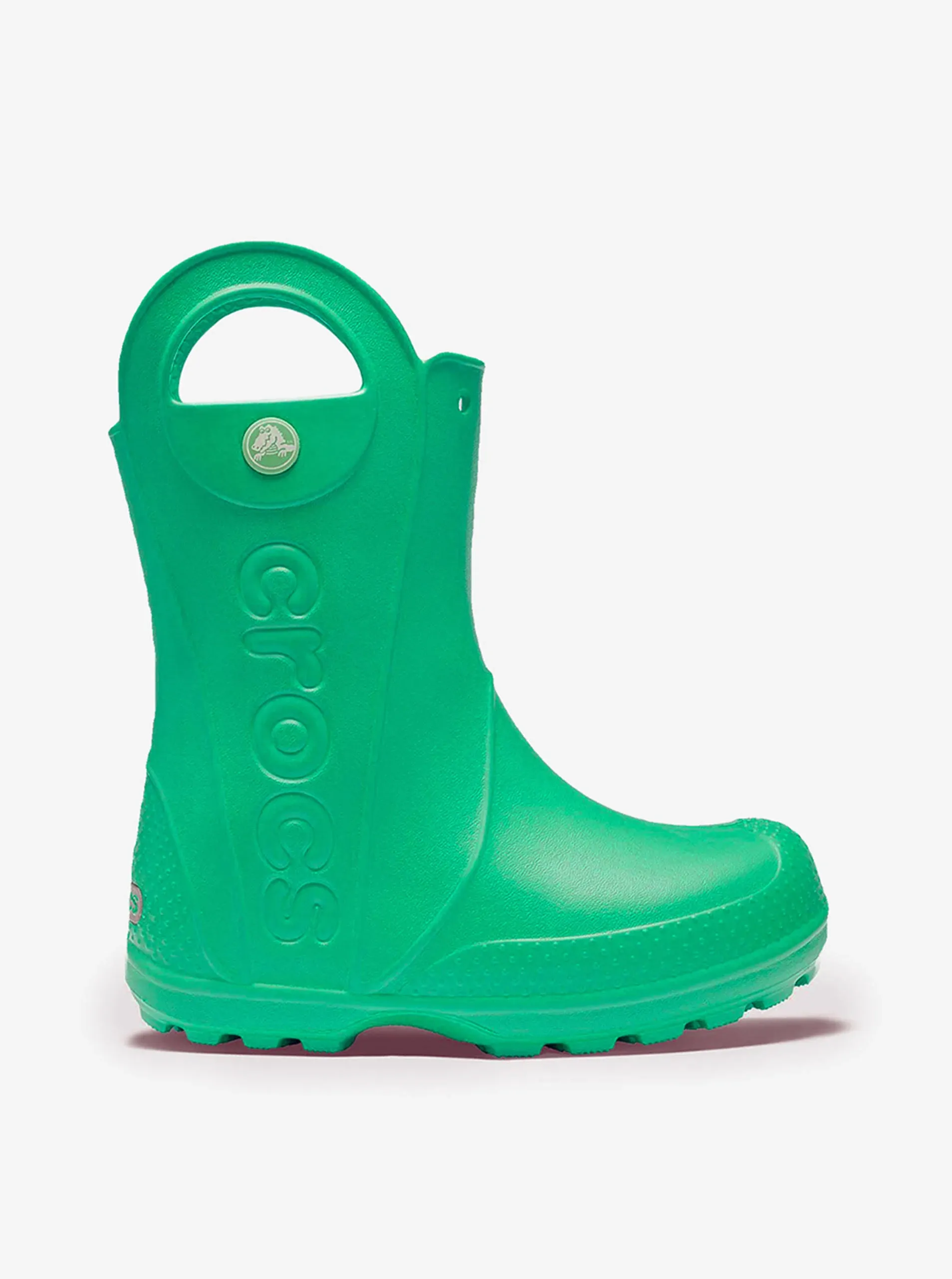 Crocs Kids& Handle It Rain Boot Grass Green