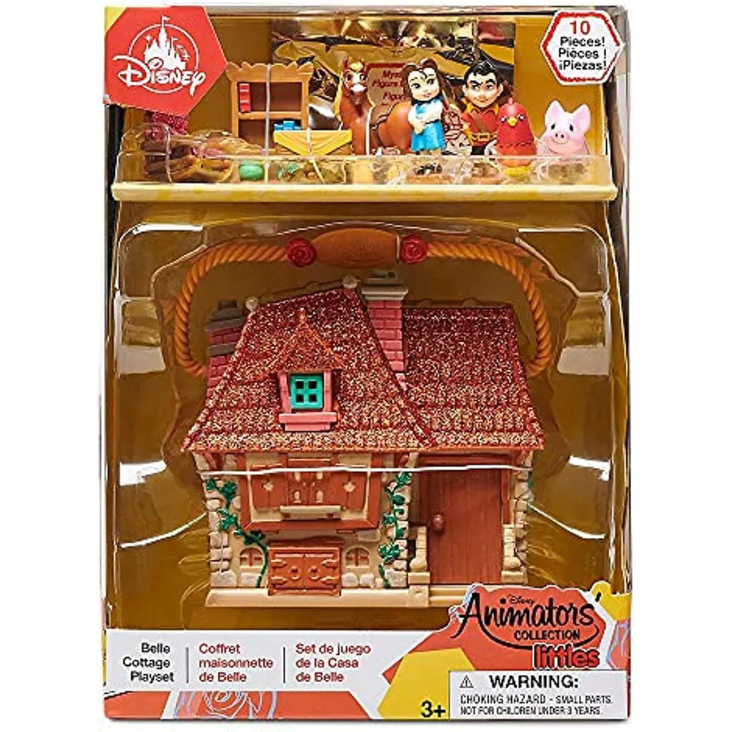 Disney Animators' Collection Littles Belle Cottage Playset