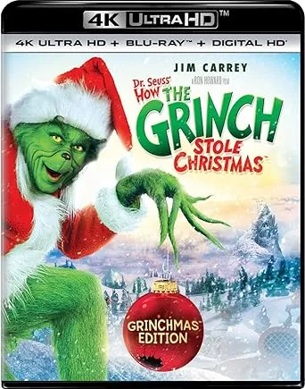 Dr. Seuss' How The Grinch Stole Christmas - Grinchmas Edition 4K Ultra HD + Blu-ray + Digital [4K UHD]