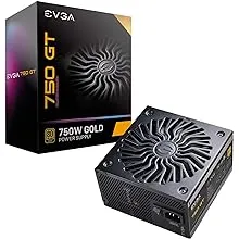 EVGA SuperNOVA 750 GT, 80 Plus Gold 750W, Fully Modular, Auto Eco Mode with FDB Fan, 7 Year Warranty, Includes Power ON Self Tester, Compact 150mm Size, Power Supply 220-GT-0750-Y1