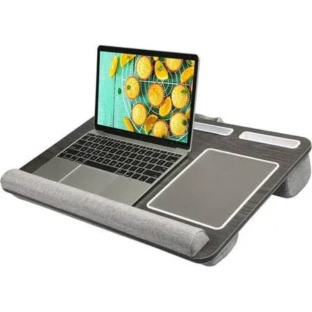 Lap Desk - Fits Up to 17 Inches Laptop Desk, Built in Wrist Pad for Notebook ...