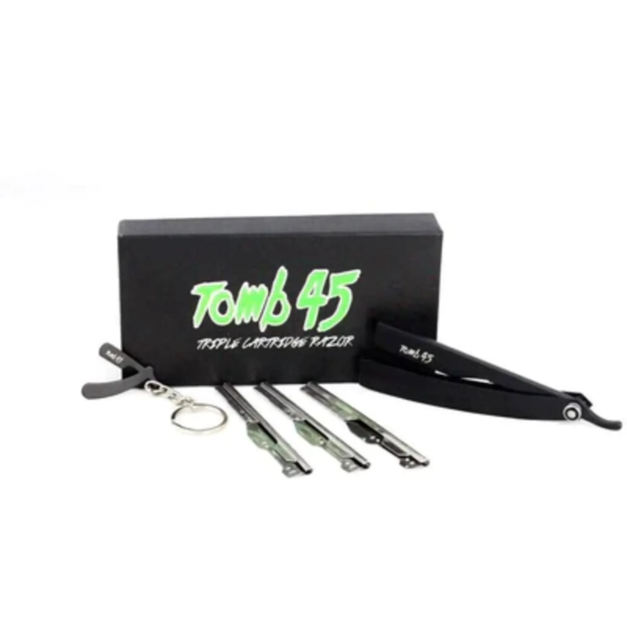 Tomb45 Black Triple Cartridge Razor Holder