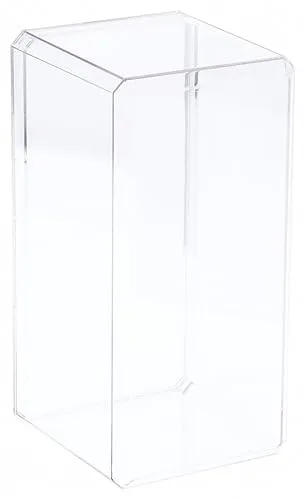 Pioneer Plastics Clear Acrylic Display Case (with Beveled Edge) 4.375" x 4.125" x 9"