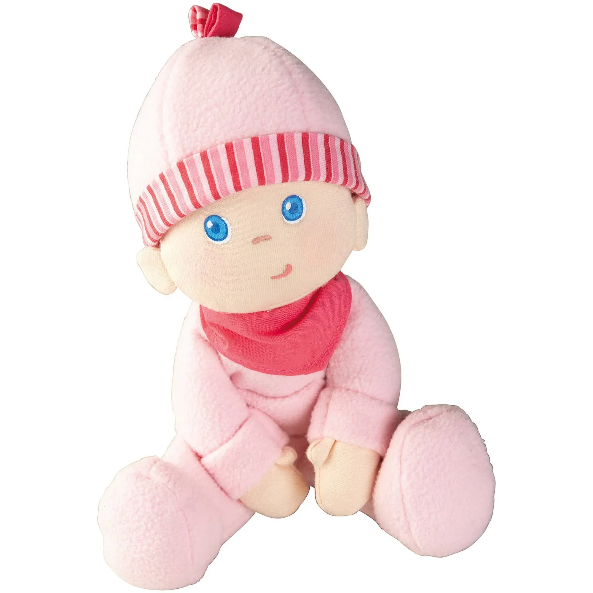 HABA Doll Snug Up Luisa My First Baby Doll, Machine Washable & Safe for Birth & Up, Baby Dolls for Baby Shower Gifts, Newborn Toys, Baby Girl Gifts