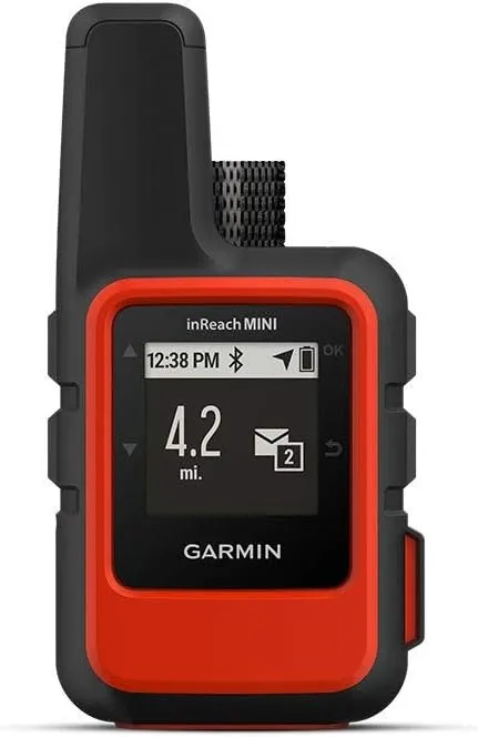 Garmin inReach Mini, Comunicador satelital portátil ligero y compacto, naranja (renovado)