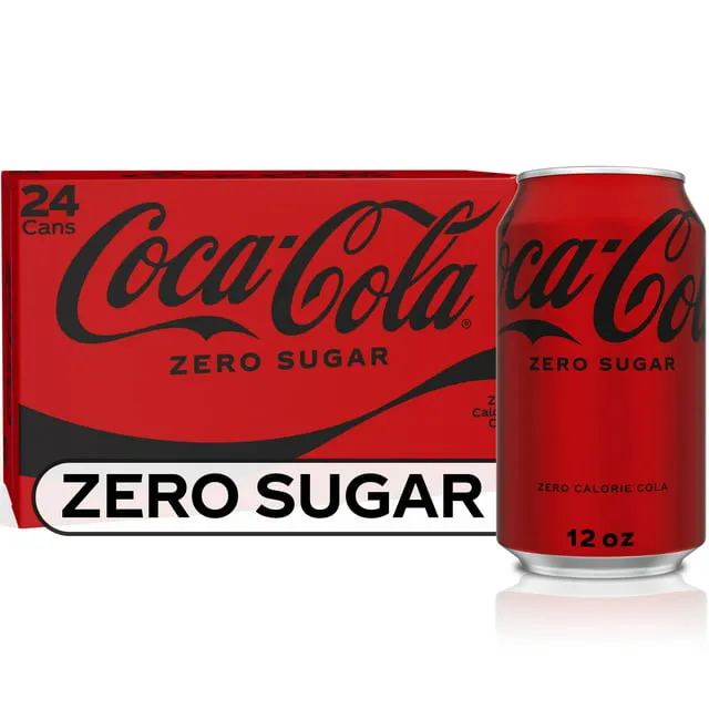 Coca-Cola Zero, 12 fl oz, 24 Pack