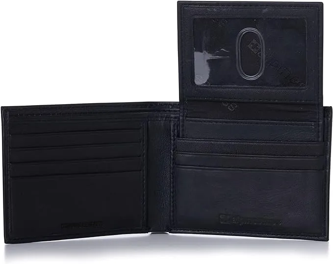 Alpine Swiss Men’s Wallet – Genuine Leather with Bifold, Trifold Styles to Choose From – Classic Design, Durable Quality, Gift Bag Packaging