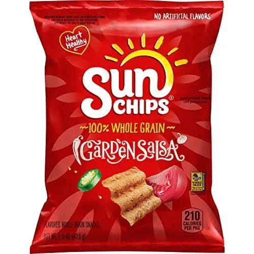 Sunchips Garden Salsa Whole Grain Snacks