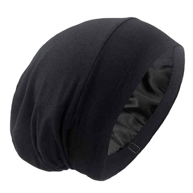 GB SELECTED Silky Satin Bonnet Sleep Cap