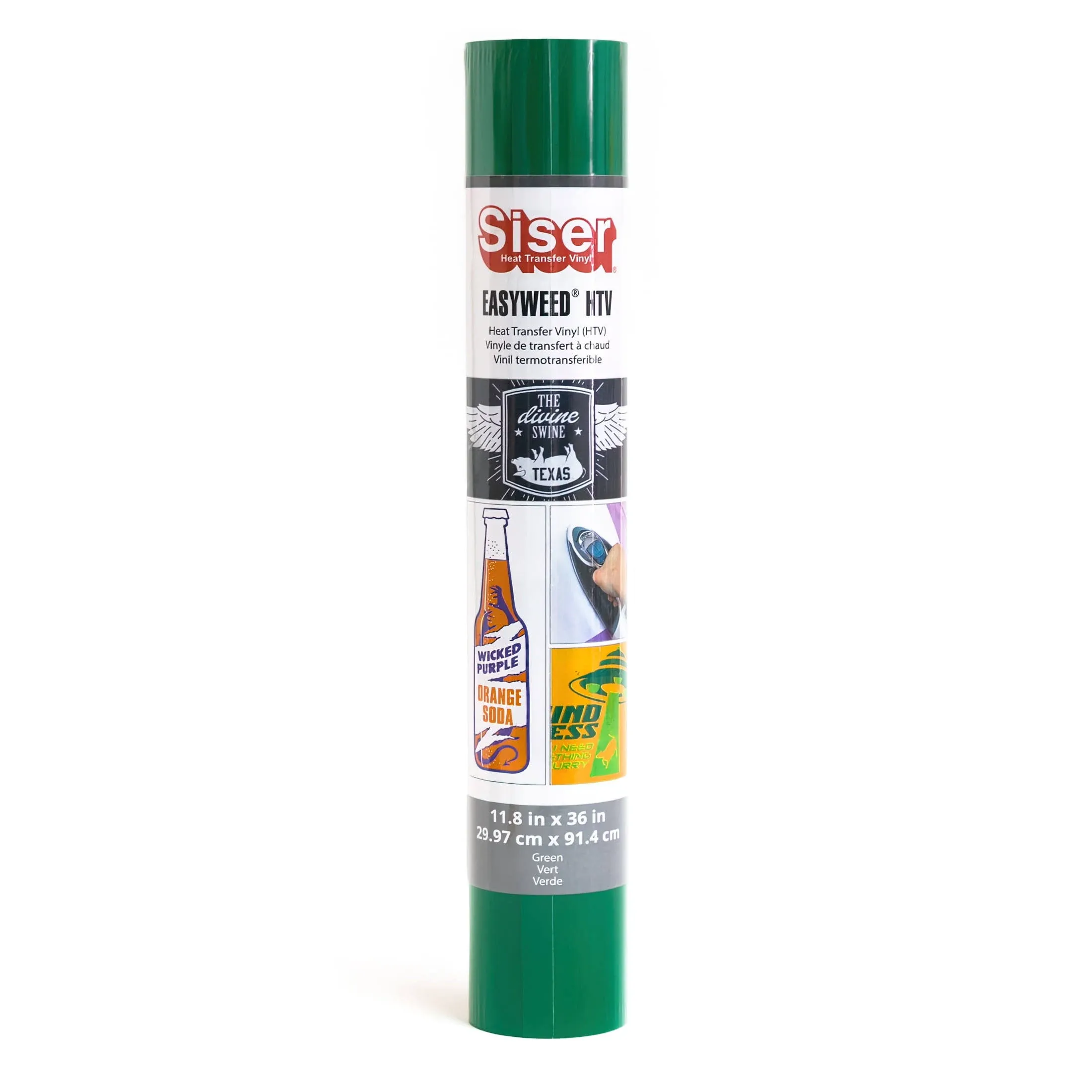 Siser EasyWeed Matte Green HTV 11.8"x1yd Roll - Iron on Heat Transfer Vinyl