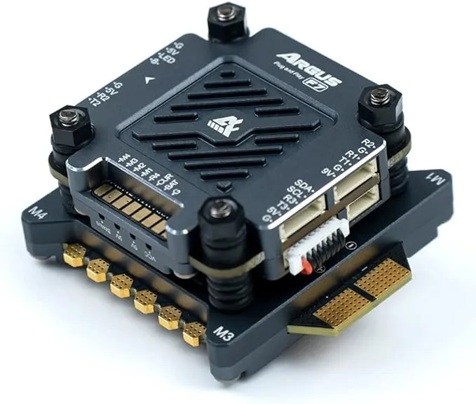 Axisflying F7 Flight Controller Stack 55A 30x30 Argus PRO Drone FC Stack with 4in1 55A ESC BL32 for 3-6S FPV Drone Support BF INAV