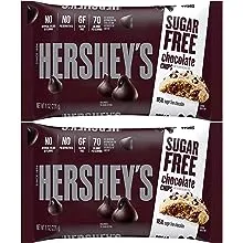 HERSHEY'S Sugar Free Semi-Sweet Baking Chips - 8 oz - 2 pkHERSHEY'S Sugar Free Semi-Sweet Baking Chips - 8 oz - 2 pk