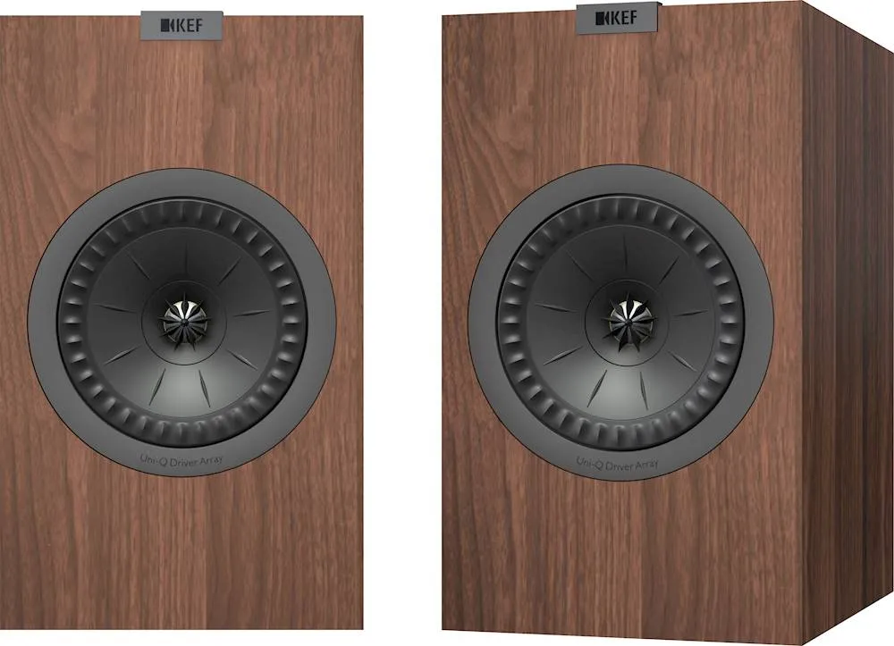 KEF Q350 Bookshelf Speakers (Pair, Walnut)