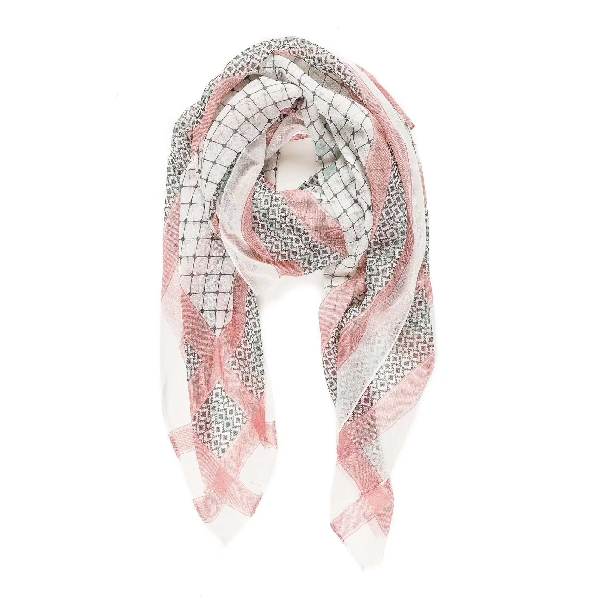 Mini Rosa Scarf for Women: Lightweight Fashion Scarves for Spring Winter