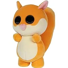 Adopt Me! Legendary Pet Squirrel 8-Inch Plush with Gold Coin Monocle Online Virtual Item Redemption Code!