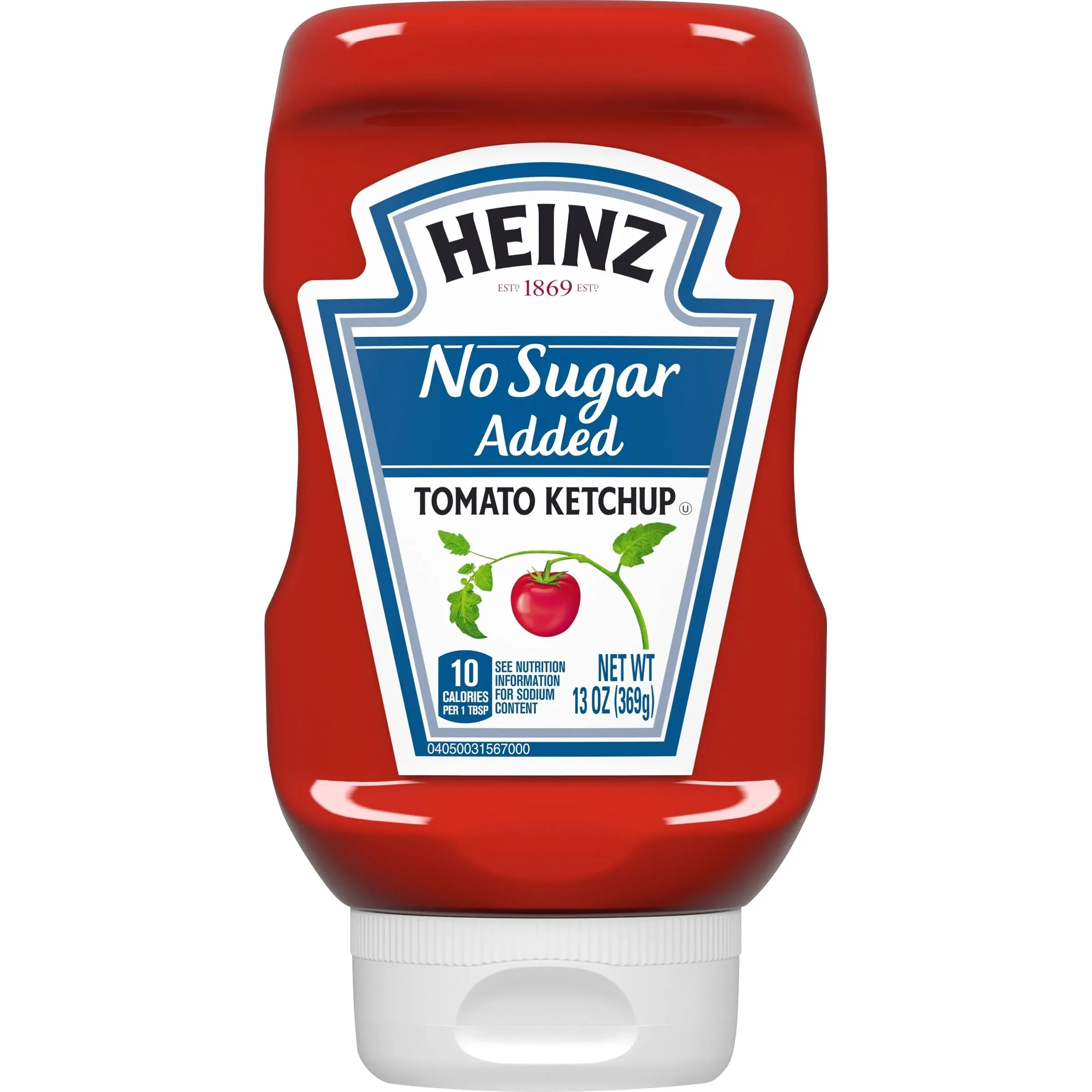 Heinz No Sugar Added Tomato Ketchup - 13 oz