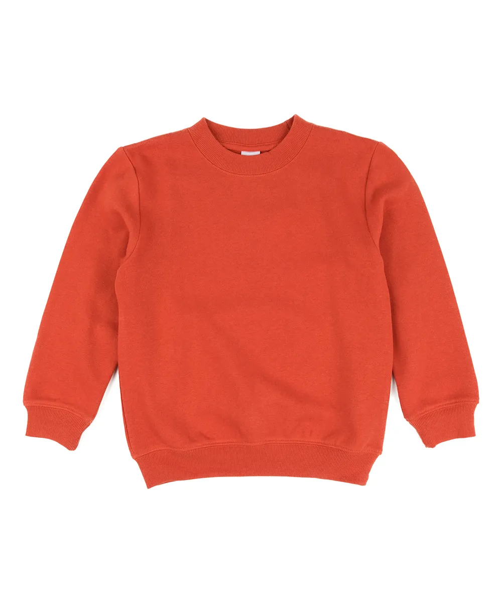 Leveret Sweatshirts and Hoodies Orange - Orange Sweatshirt - Toddler & Kids