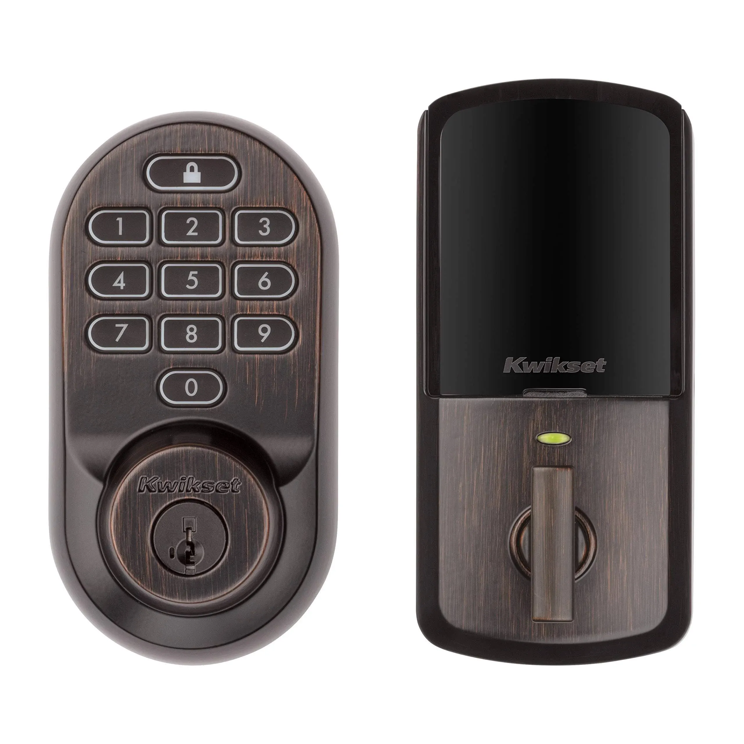 Kwikset Halo Keypad Wi-Fi Smart Lock Satin Nickel