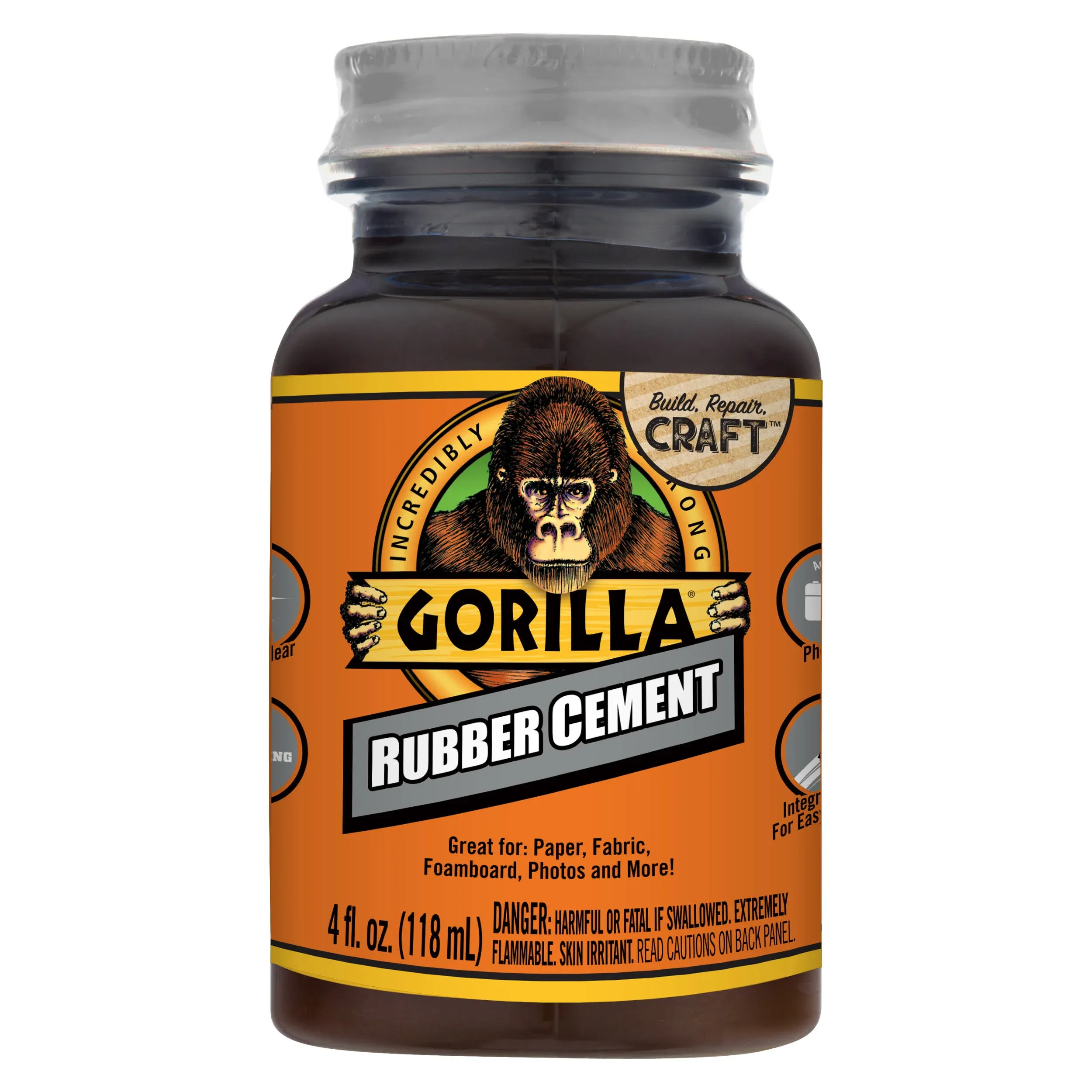 Gorilla 4 oz Rubber Cement