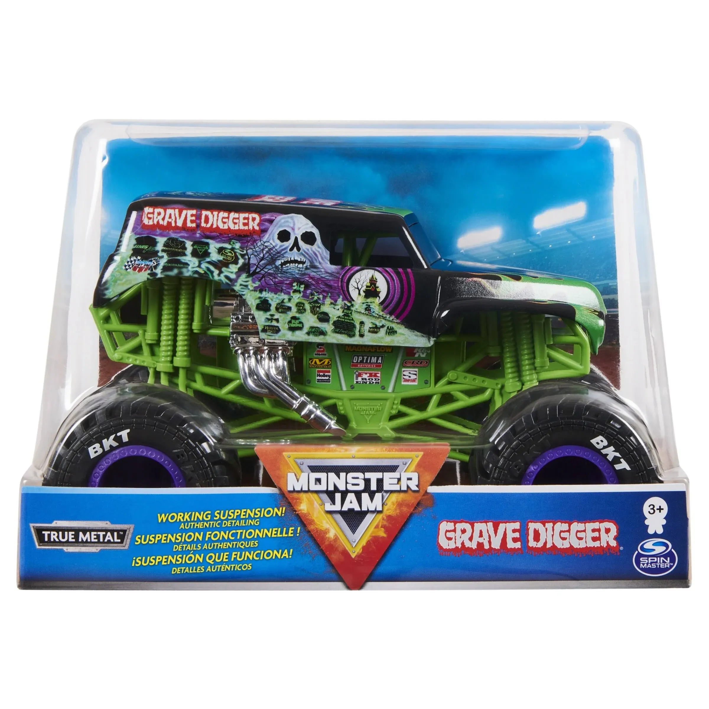 Monster Jam Official Grave Digger Monster Truck Die-Cast Vehicle