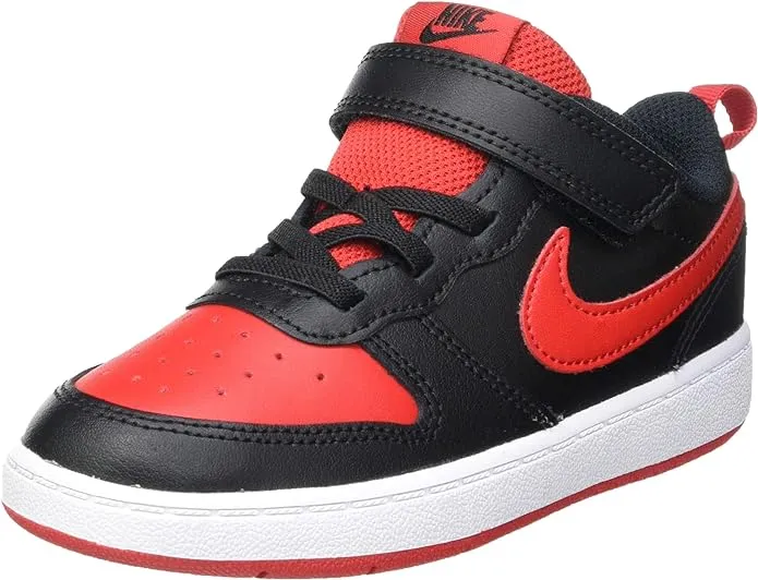 Nike Toddler Court Borough Low 2 Shoes, Black