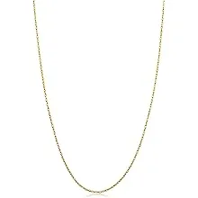 Women Kooljewelry 14k Yellow Gold Rope Chain Pendant Necklace