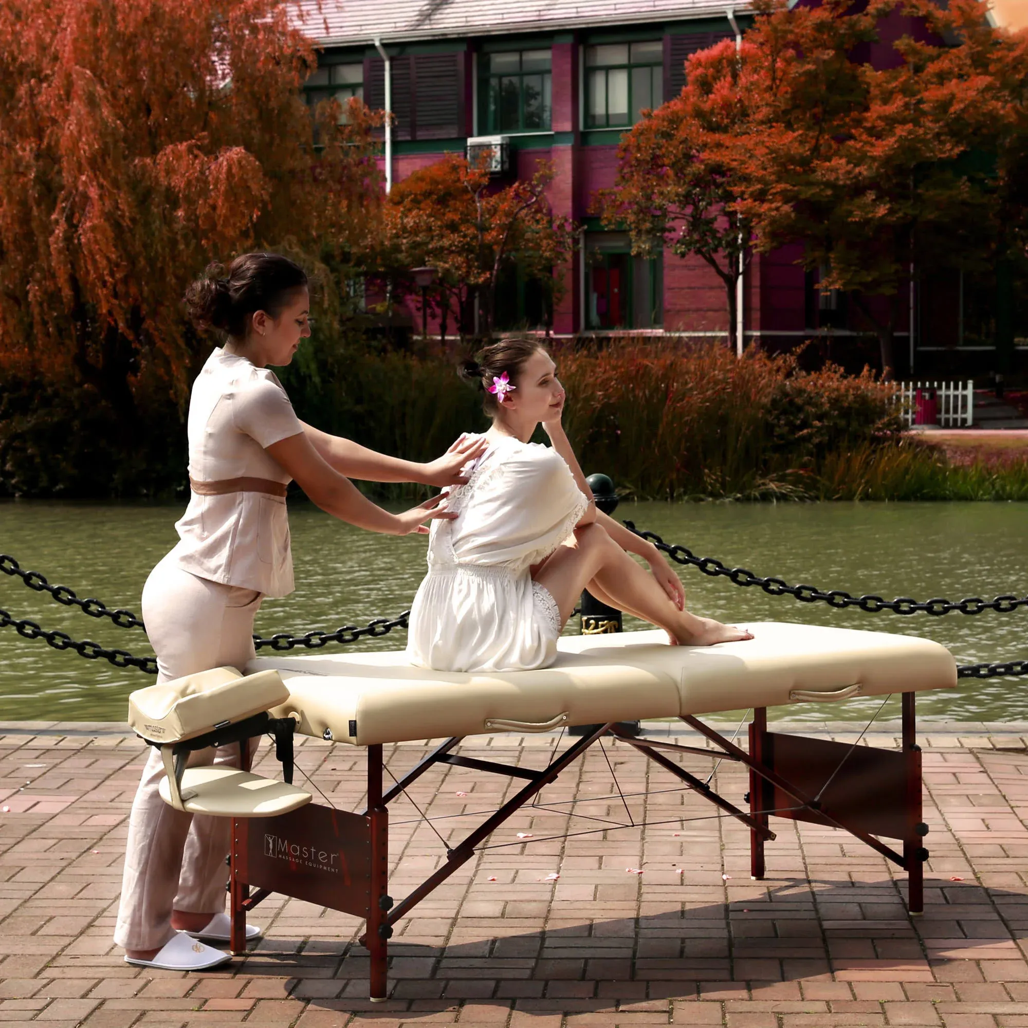 Master Massage 30" Del Ray Portable Massage Table Package