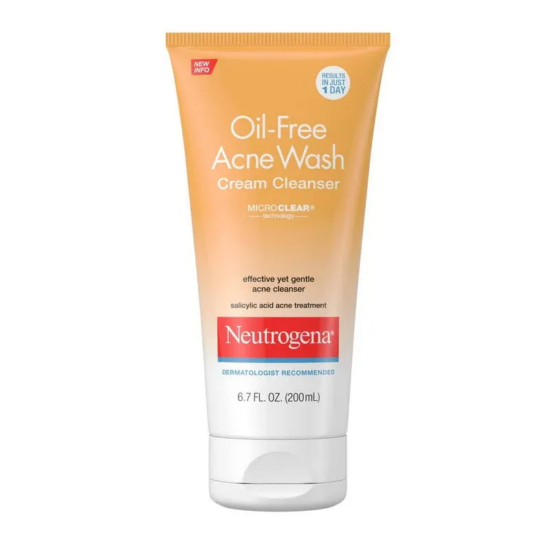 Neutrogena Oil Free Acne Wash Cream Cleanser