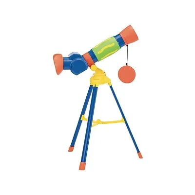 Educational Insights GeoSafari Jr. My First Telescope, 19.7" x 12.3" x 1.8", Blue/Orange/Yellow (5129)