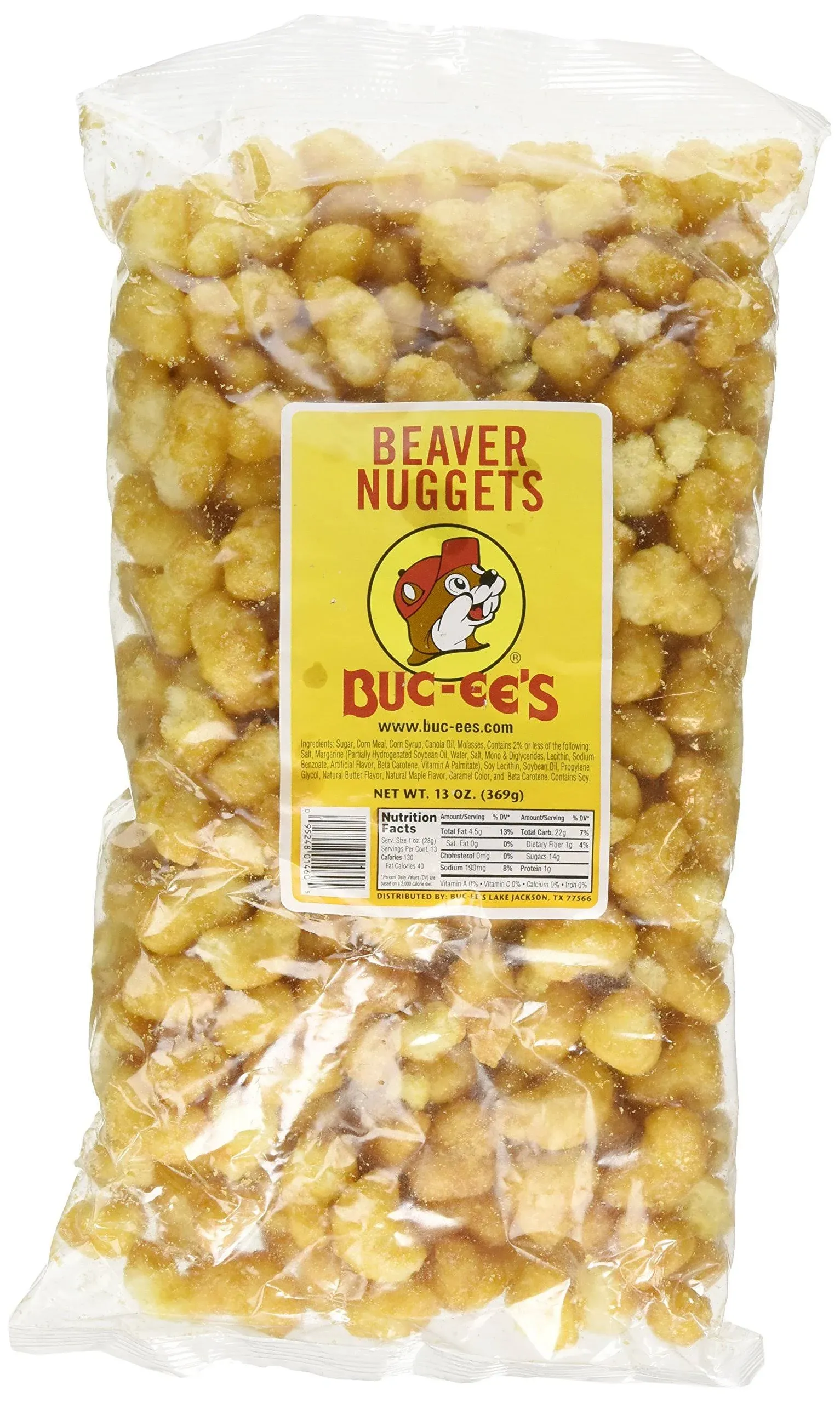 Buc-ee's Famous Beaver Nuggets Sweet Corn Puff Snacks Texas Bucees One 13 Ounce Bag