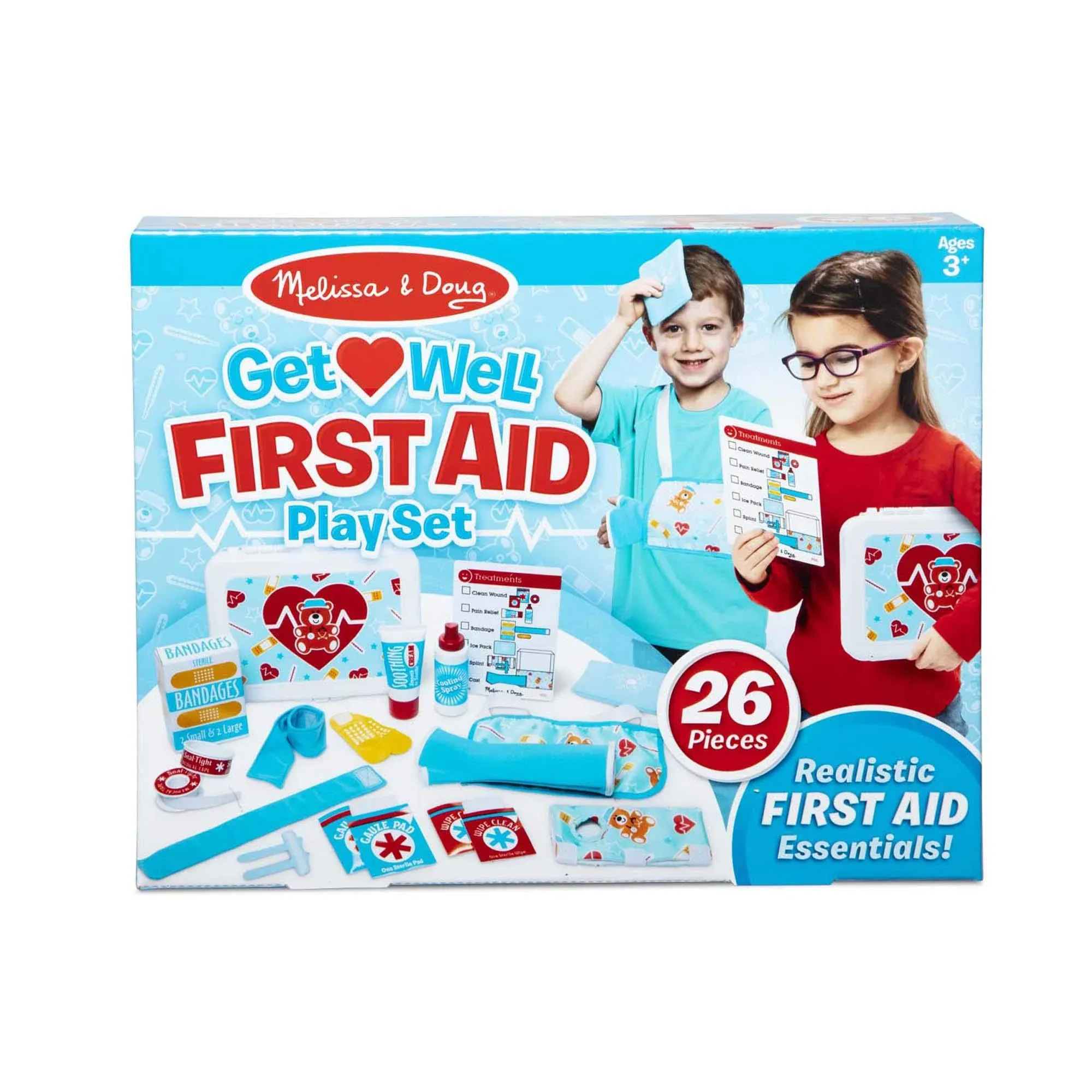 Melissa & Doug - Get Well First Aid Kit Play Set