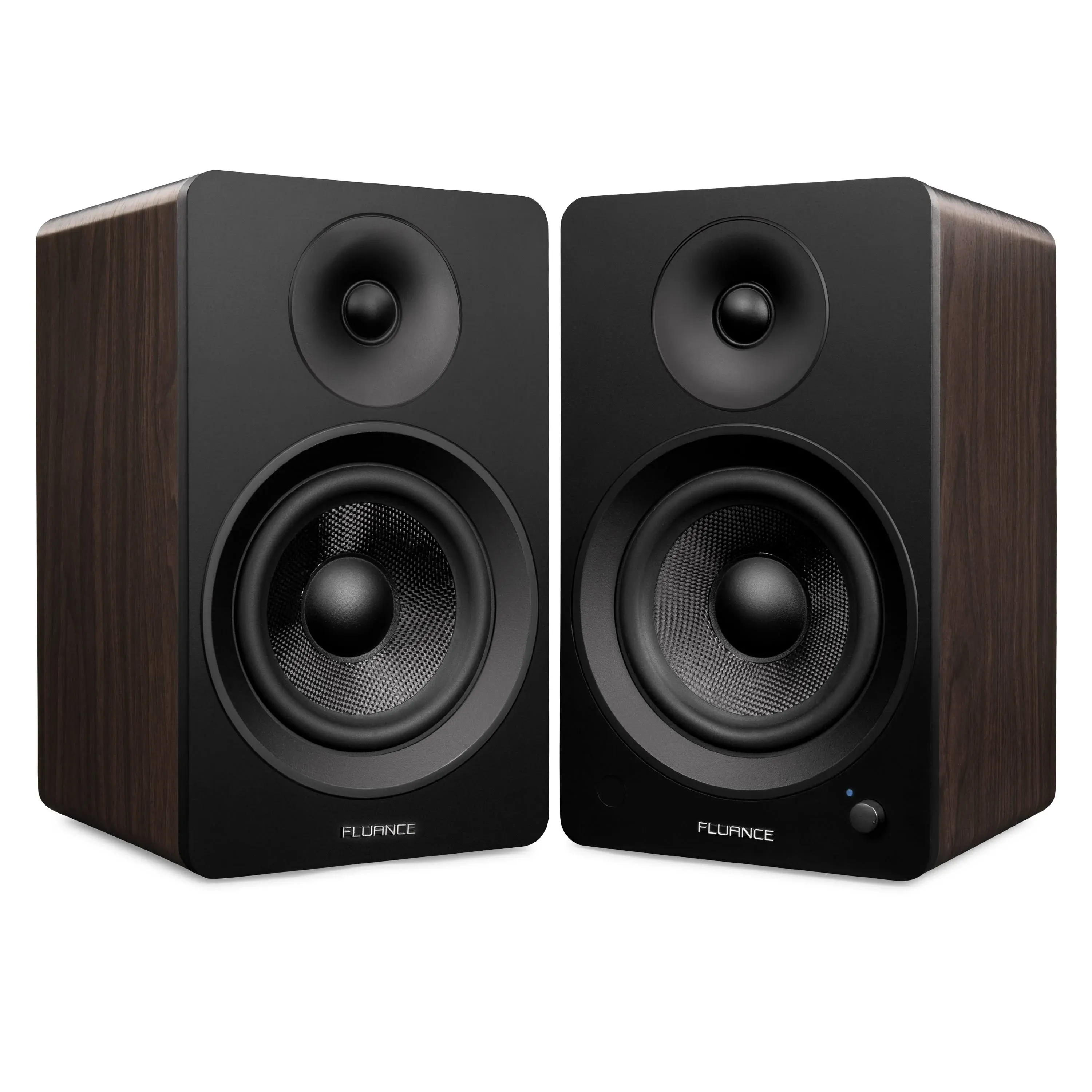 Fluance Ai61 Powered 2-Way 2.0 Stereo Bookshelf Speakers