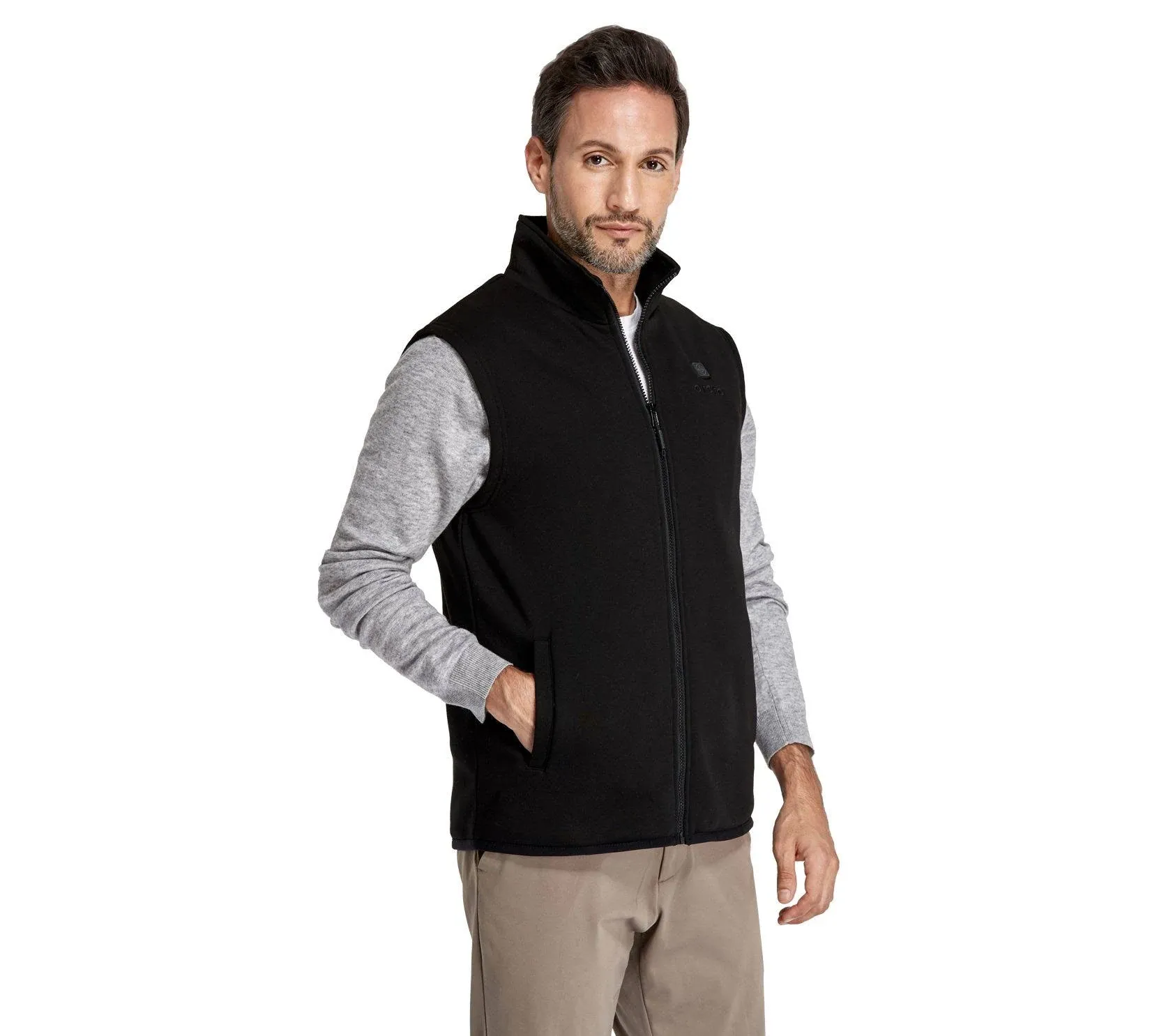 ororo Men's Heated Fleece Vest with Up to 10 Hours of Heat