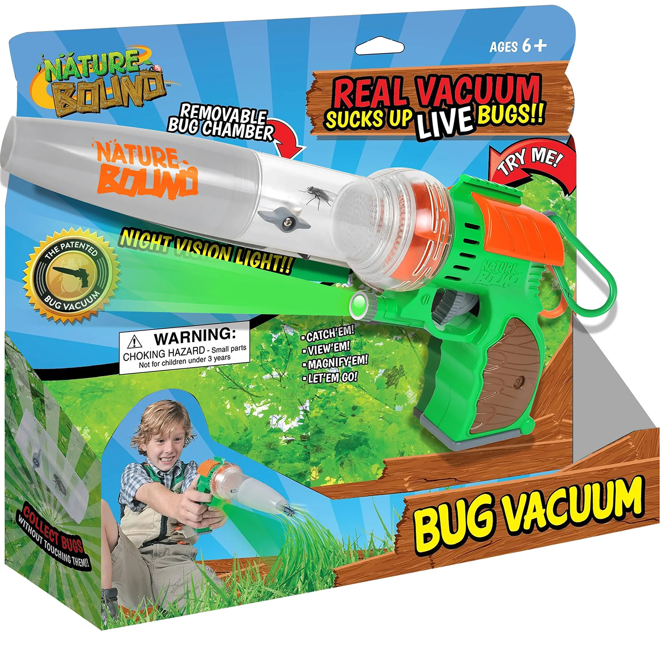 Nature Bound Bug Catcher Toy Eco-Friendly Bug Vacuum Catch &amp; Release Home School