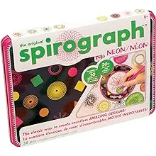 Spirograph — Neon Tin — Art Drawing Kit — The Classic Way to Make Countless Amazing Designs with Neon Colors — for Ages 8+Spirograph — Neon Tin — Art Drawing Kit — The Classic W…