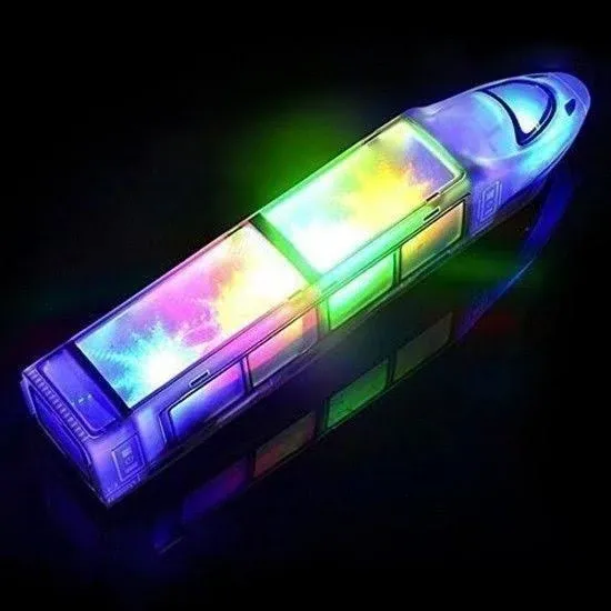 WEofferwhatYOUwant Electric Train Toy with Action Flashing Lights - Battery Powered 3D Effect (Ages 3 Yrs and Up)