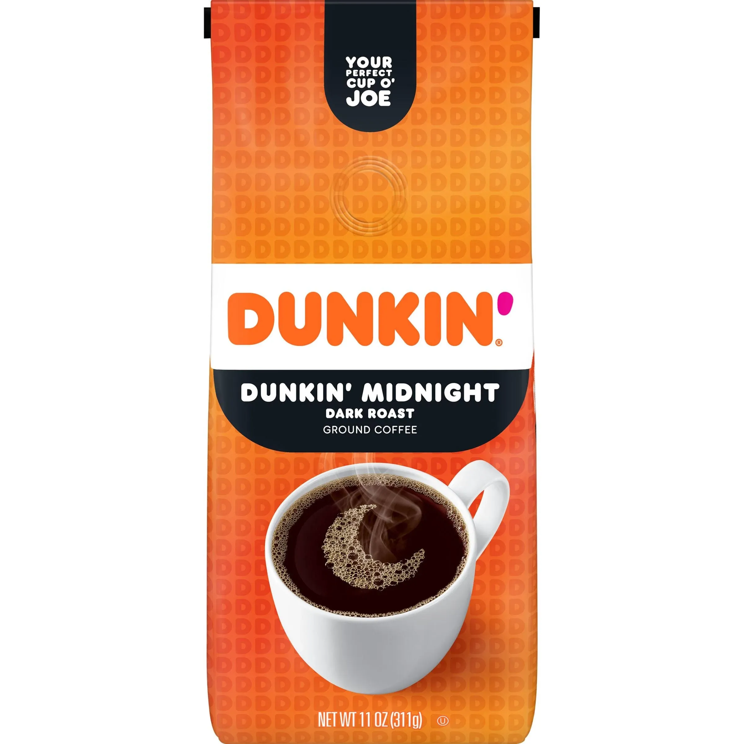 Dunkin Midnight Dark Roast Ground Coffee