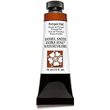 Daniel Smith Pompeii Red Watercolor Paint, 15ml Paint Tube, Daniel Smith Extra Fine Watercolor