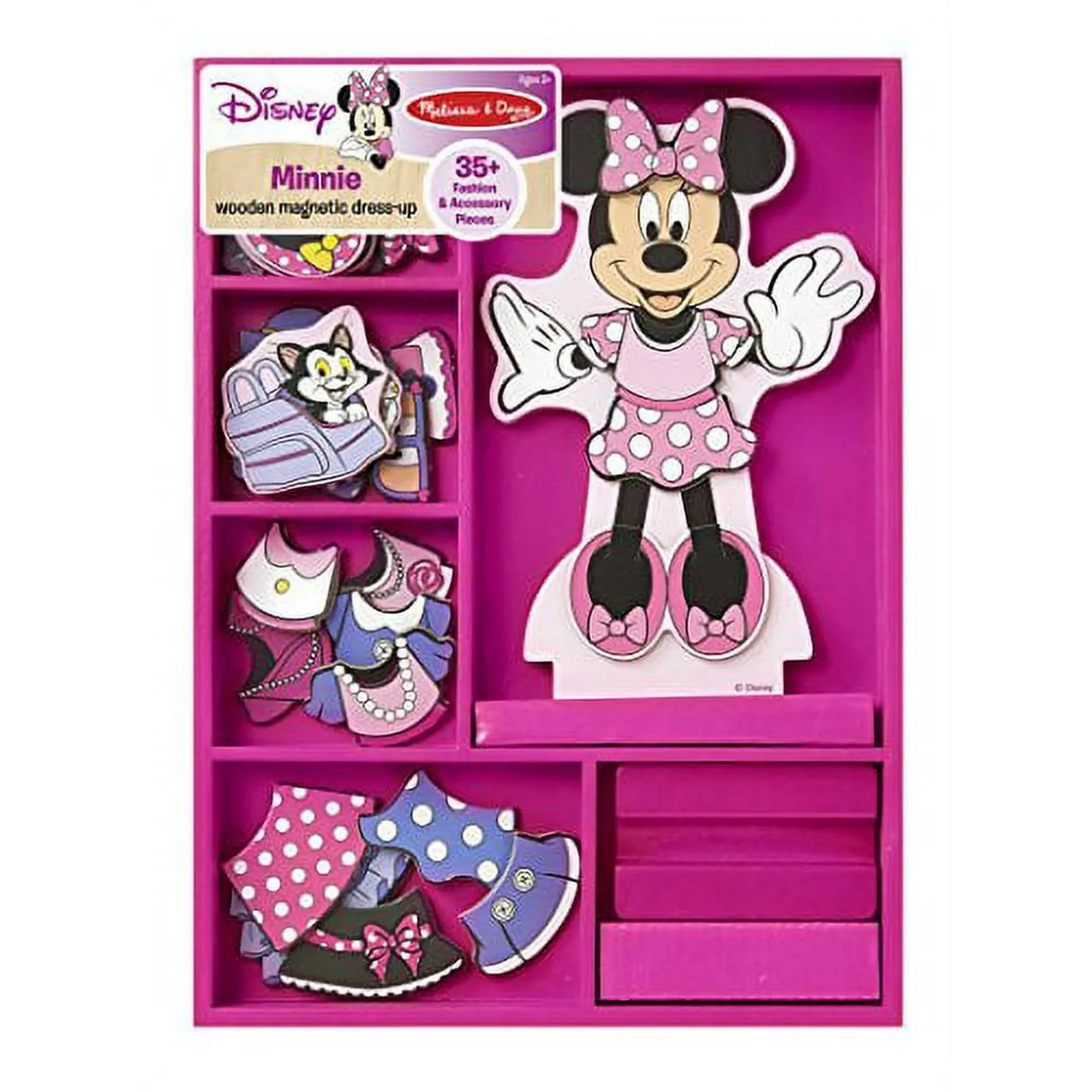 Melissa & Doug Minnie Mouse Wooden Magnetic Dress-Up