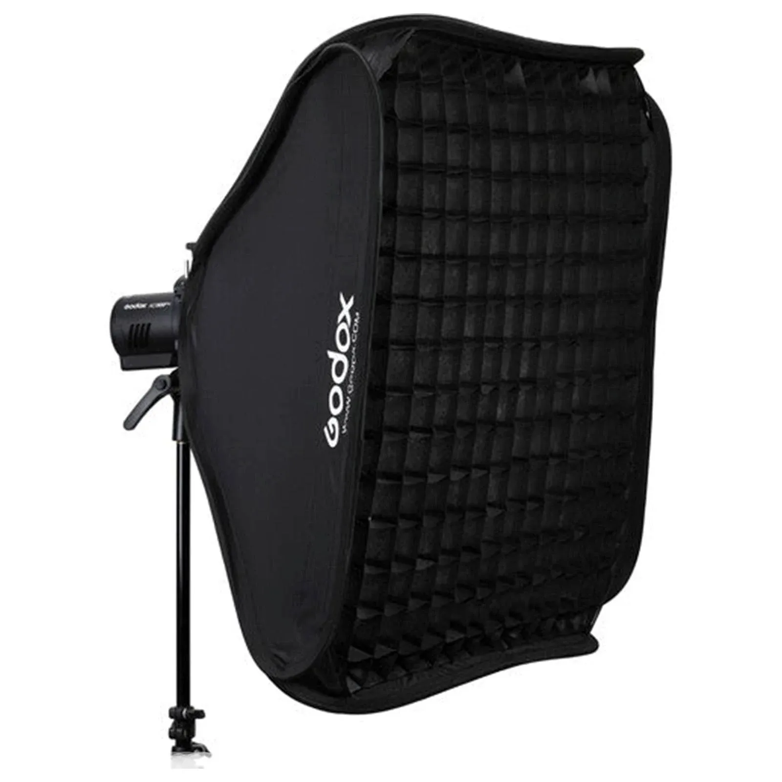 Godox S2 Speedlite Bracket with 80x80cm Softbox and Carrying Case