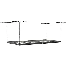 MonsterRax 4' x 8' Overhead Garage Storage Rack - 24"-45" / Hammertone